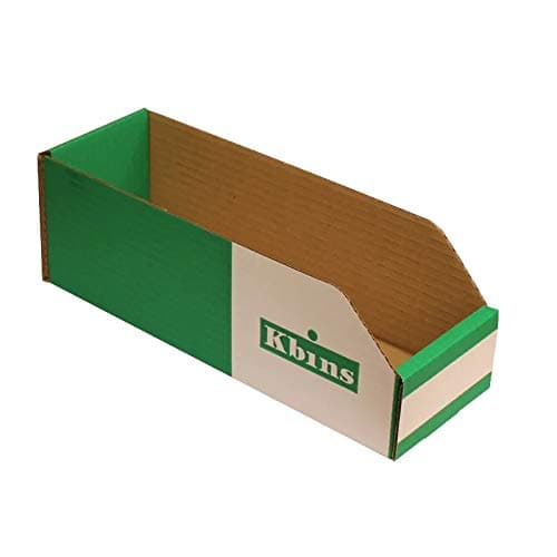 Image of Pack of 50 K Bins - 100mm High Cardboard Storage/Picking Bins (300 x 100mm - A3010)