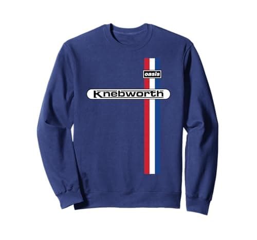 Image of Oasis Knebworth In Navy Sweatshirt