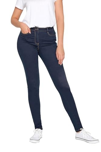Image of Long Tall Sally - LTS Tall Blue Washed Ava Stretch Skinny Jeans - Women's