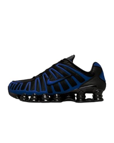 Image of Nike Shox TL Men's Trainers IH1338 (Black/Metallic Silver/Court Blue 002) UK 8 (EU 42.5)