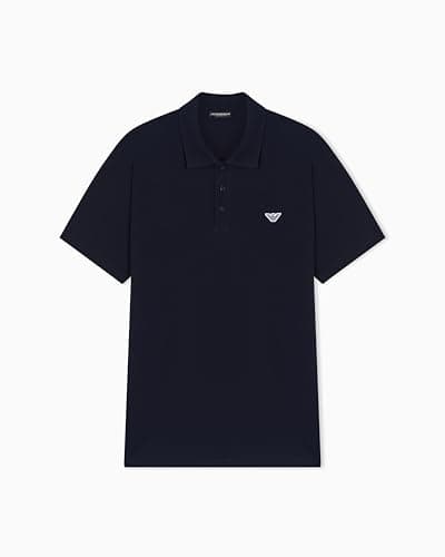 Image of Emporio Armani Men's Embroidery Logo Polo Blue XL