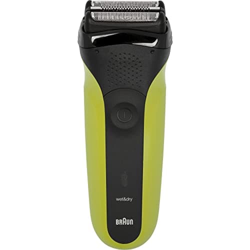 Image of Braun Series 3 Men's Beard Trimmer, Electric Beard Trimmer with 3 Flexible Blades, Washable Foil, Wireless, 300s Green