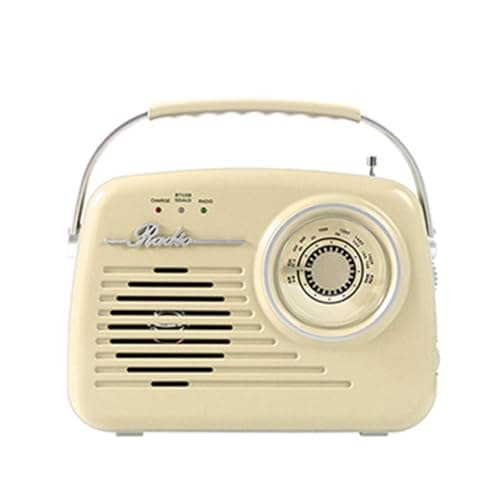 Image of Yoiimiya Retro Design Bluetooth Radio Vintage Multifunctional USB BT SD FM AUX Connectivity Ideal Suitable for Home and A