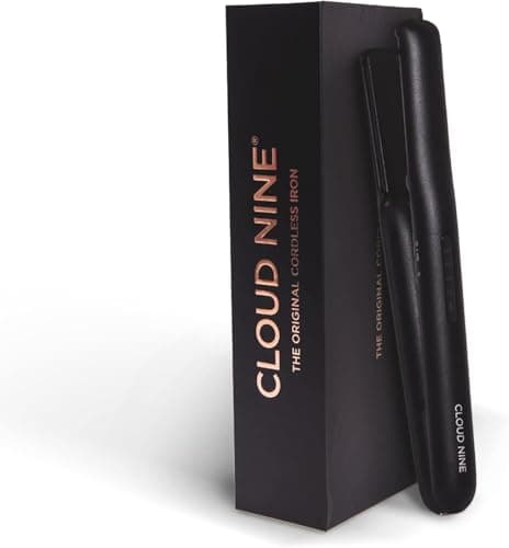 Image of CLOUD NINE The Original Cordless Iron Hair Straightener | Hair Styling Variable Temperature Control Wireless Travel Size Quick Charge Battery | Smooth Sleek Long Lasting Results