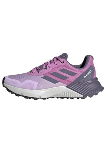 Image of adidas Women's Terrex Soulstride RAIN.RDY Trail Running Shoes, Preloved Purple/Preloved Violet/Powder Plum, 5 UK