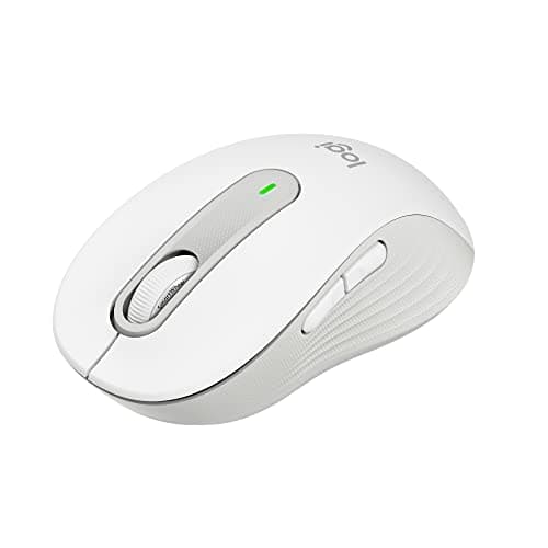 Image of Logitech Signature M650 Wireless Mouse - For Small to Medium Sized Hands, 2-Year Battery, Silent Clicks, Customizable Side Buttons, Bluetooth, for PC/Mac/Multi-Device/Chromebook - Off White