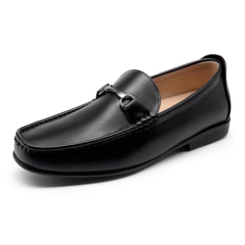 Image of Bruno Marc Men's Loafers Slip On Moccasins Dress Shoes,Size 10,Black,Henry-1
