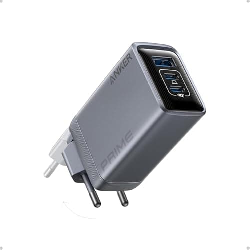 Image of Anker Prime USB C Charger 100W, 100W USB C Charger, Anker 3-Port GAN Foldable Compact Wall Charger, for MacBook, iPad, iPhone 16/15/14/13 Series, Galaxy S24/S23 and More
