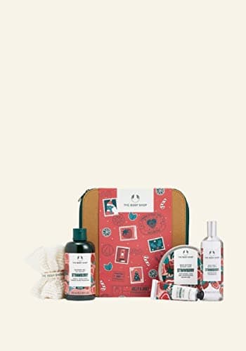 Image of The Body Shop Jolly Juicy Strawberry Big Essential 5-Pieces Gift