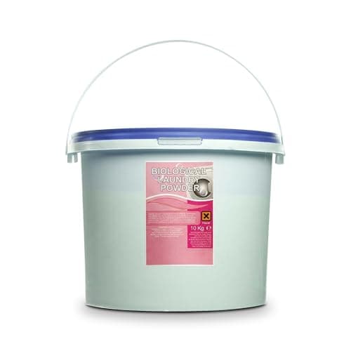 Image of We Can Source It Ltd - Bio Washing Powder 10Kg – 250 Washes Laundry Detergent Tub – Enzyme-Based Stain Removal, Cold Water Effective & Safe for Septic Systems