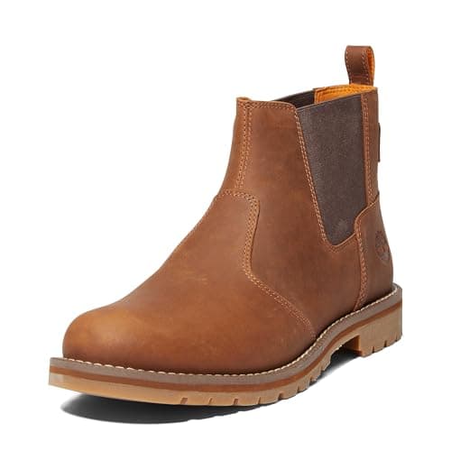 Image of Timberland - Men's Nubuck Chelsea Boots, brown, 7.5 UK