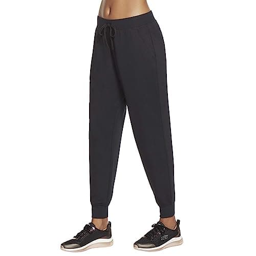 Image of Skechers Women's Restful Jogger Pant Trousers, Black, XS