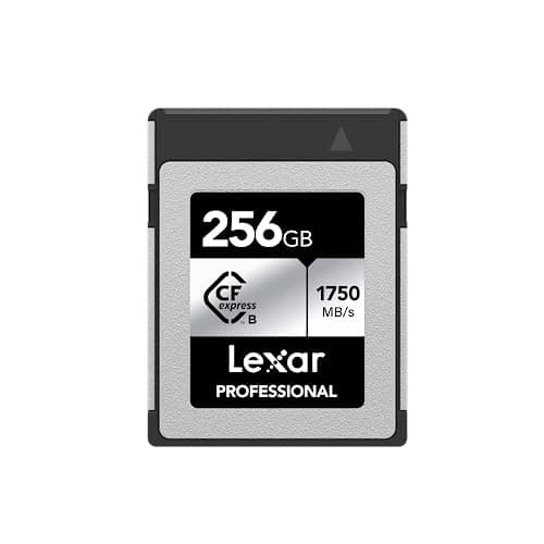 Image of Lexar Professional 256GB CFexpress Type B Silver Series Memory Card