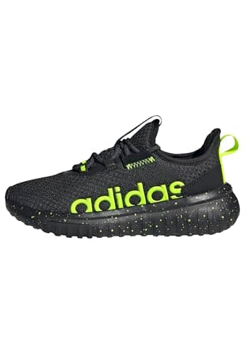 Image of adidas Unisex Kids KAPTIR 4.0 Shoes Kids, core Black/Lucid Lemon/core Black, 2 UK