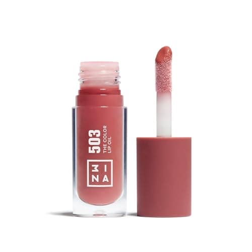 Image of 3INA MAKEUP - The Color Lip Oil 503 - Nude pink Lip Gloss with 24h Hydration & Hyaluronic Acid - Lipstick & Lip Balm