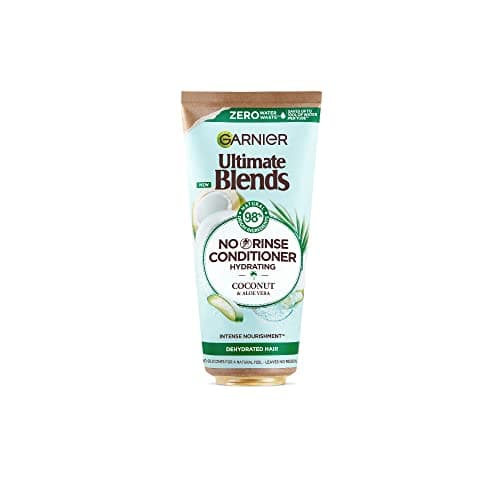 Image of Garnier Ultimate Blends Coconut & Aloe, Hydrating No-Rinse Conditioner, For Normal Hair, 100% Vegan Formula, 200ml