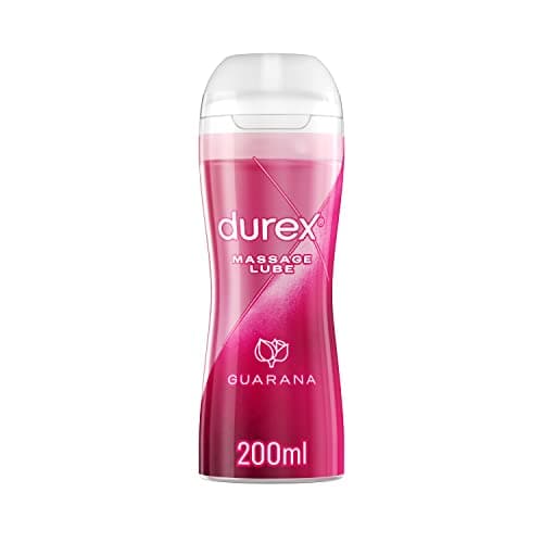 Image of Durex Massage 2in1 Lube, 200ml, Guarana, Water Based Lube, Smooth Texture, Condom and Toy Compatible