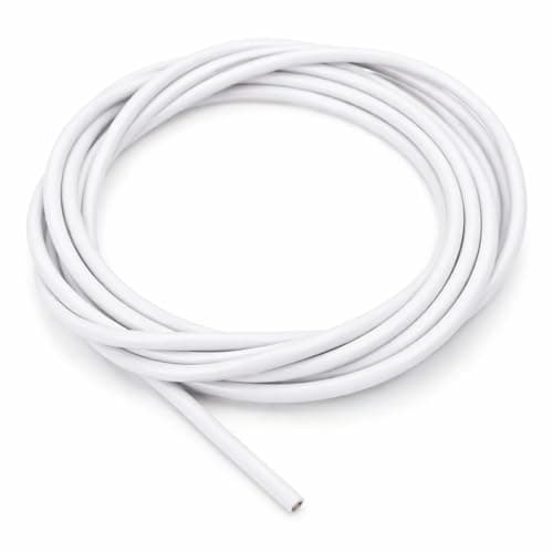 Image of Bicycle Shifting Cables, Bicycle Shifting Steel Cable Bike White Outer Cable Derailleur Steel Wire for MTB Mountain Bike (Color : White)