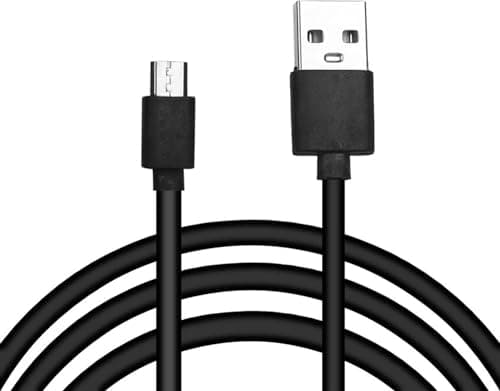 Image of Micro USB Fast Charging Cable, 480Mbps Android Charger Compatible with Smartphones, MP3 Players GPS Printers Digital Cameras for PS4 | Supports Quick Charging and Efficient Data Syncing (2m, Black)