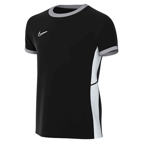 Image of NIKE FZ9758-010 Y NK DF ACD25 SS TOP Sweatshirt Unisex Black/Wolf Grey/White/White Size L