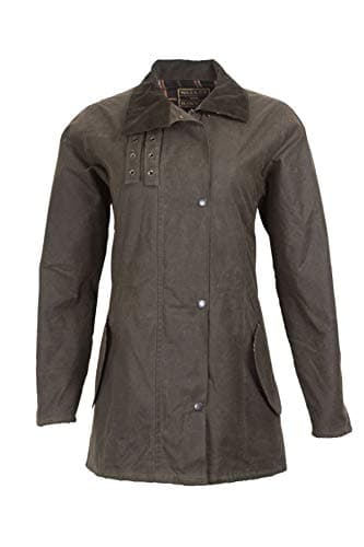 Image of WALKER AND HAWKES - Ladies Wax Sofia Jacket - Olive - 10