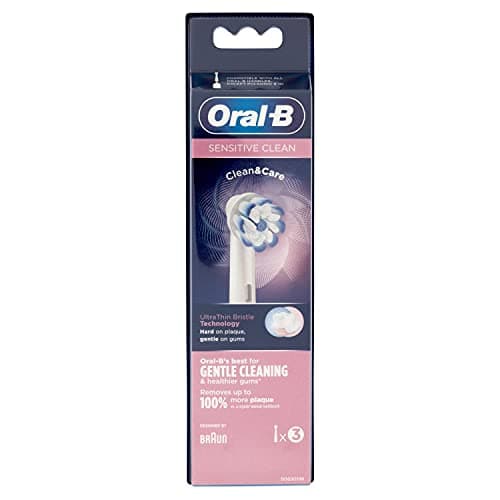 Image of Oral-B Sensitive Clean Heads for Electric Toothbrush (Pack of 3)
