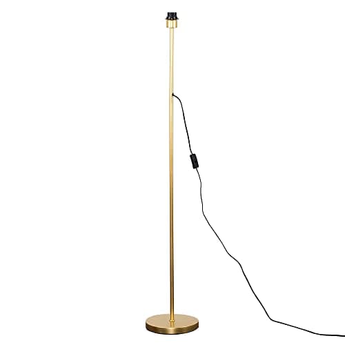 Image of MiniSun | Modern Floor Lamp Base in a Gold Effect Metal Finish | Floor Lamps & Torchieres, Home Décor & Improvement Essential
