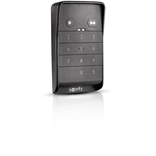 Image of Somfy 1870929 - io Code keypad for io Radio motorised gate and/or Garage Door | Waterproof | with Backlit Keys
