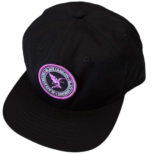 Image of Black Sabbath Daemon Emblem Snapback Baseball Cap Black One Size