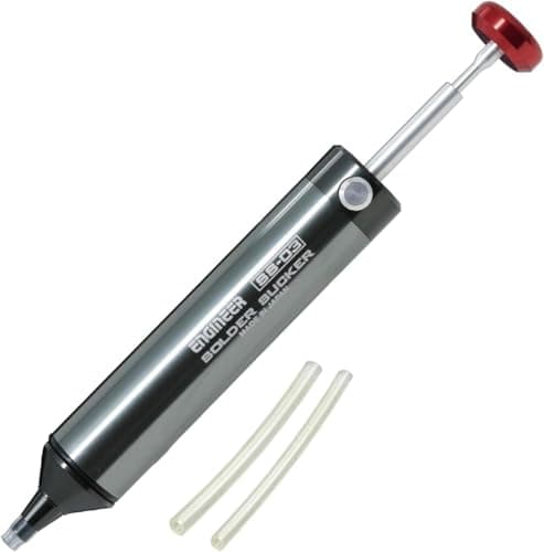 Image of ENGINEER SS-03 Solder Sucker Pump (Desoldering Tool) with Flexible Silicone Nozzle