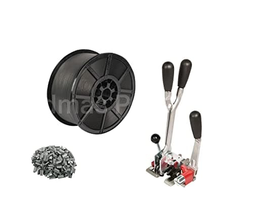 Image of Trojan Combi Tool 12mm Strapping Kit 1 (contains Strapping Reel, Sealer/Tensioner Tool & 1000 Seals)