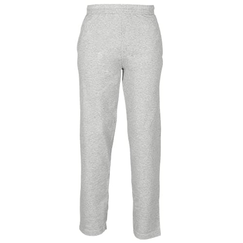 Image of Fruit of the Loom Men's Lightweight Open Hem Jog Pants Relaxed Sports Jogger, Grey (Heather Grey ), XL