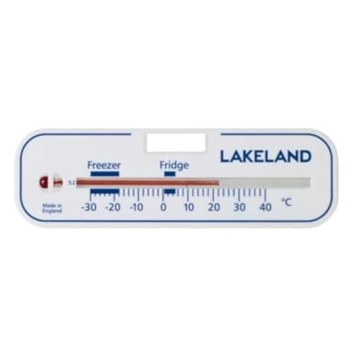 Image of Lakeland Fridge Freezer Thermometer - Use Freestanding or Hang from a Shelf