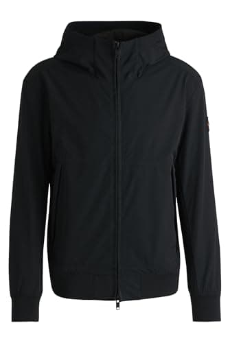 Image of BOSS Mens Oloco 10262577 01 Softshell Jacket Black S