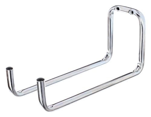 Image of Alberts 802264 Wall Hooks | Available in Different Designs | Double Angled | electrogalvanised Blue | Diameter Ø12 mm | 120 x 245 x 90 mm