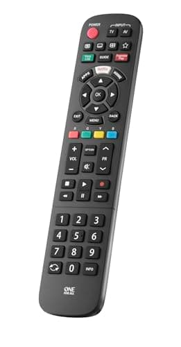 Image of One For All Panasonic TV Replacement remote – Works with ALL Panasonic TVs – Learning feature -URC4914