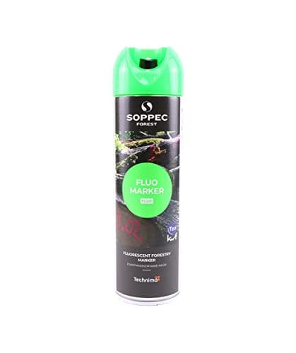 Image of Soppec Green Fluorescent Forestry Marking Spray Paint Tree Wood Neon 500ml