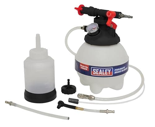 Image of Sealey Professional Pneumatic Brake Bleeder Full Kit - Pressurised Bleed & Flush ** Sealey_VS0215 **