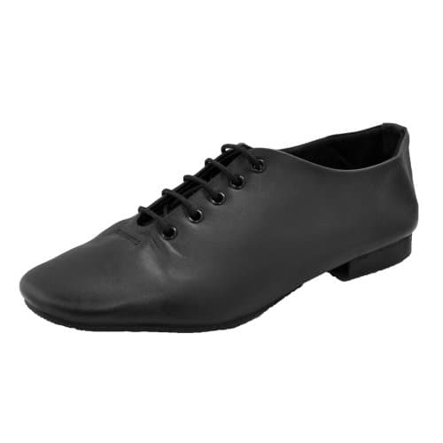 Image of Starlite Basic Black Jazz Shoes, Full Rubber Sole 5 L UK