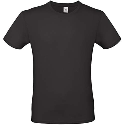 Image of B&C Mens #E150 Tee - Black - XL