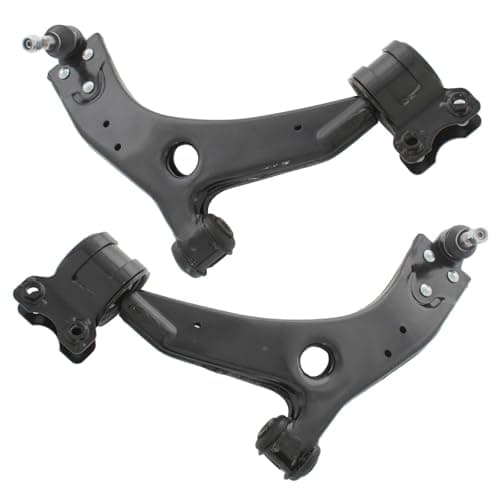 Image of XYZ Parts Front Lower Suspension Wishbones Control Arms Compatible with Ford C-Max MPV 2007-2011 21mm Ball Joint Pair Drivers Side Right Hand & Passengers Side Left Hand UK Replacement