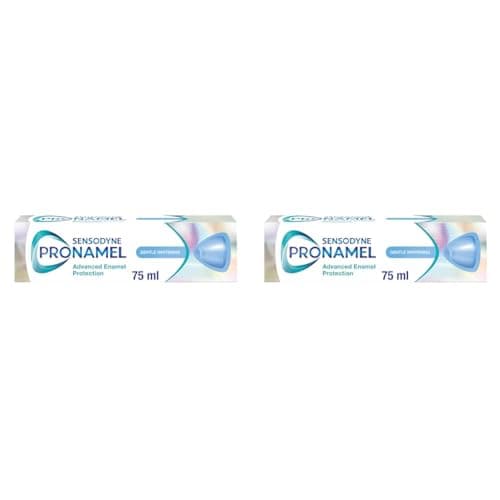 Image of Sensodyne Pronamel Toothpaste Enamel Care, Gentle Whitening Toothpaste, Mint Flavour, Pack of 2 x 75ml