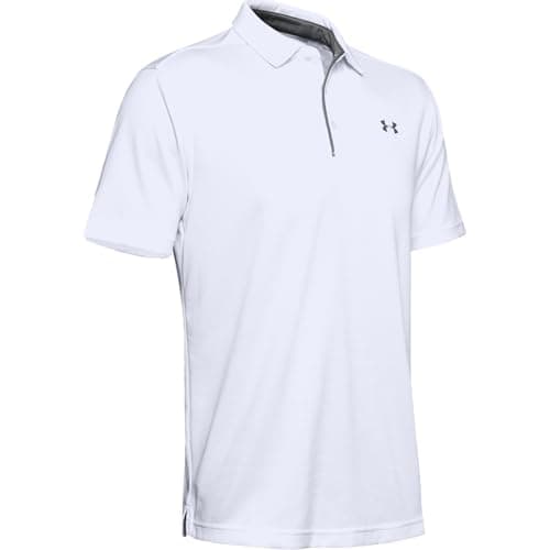 Image of Under Armour Men Tech, Lightweight and Breathable Polo T Shirt for Men, Comfortable Short Sleeve Polo Shirt