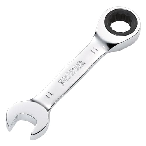 Image of Draper 27866 HI-TORQ Metric Stubby Ratchet Combination Spanner, 11mm
