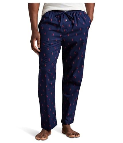 Image of POLO RALPH LAUREN Men's Aopp Woven Pj Pants, Cruise Navy, XL