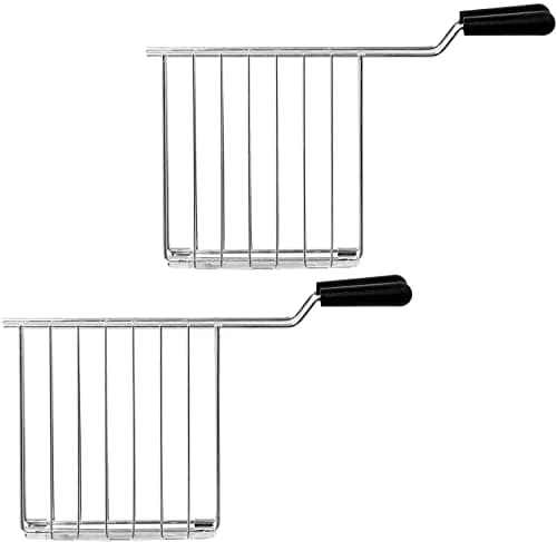 Image of SPARES2GO Toastie Cage Rack with Drip Tray Compatible with Dualit Architect Domus Lite Toaster (Pack of 2)
