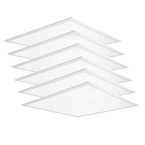 Image of Pack of 6 x Megaman BERTO 36W Backlit TPA SQR Panel 6500K Daylight, IP40, Not Dimmable, 5 Year Warranty, Ultra-Slim TPb fire-Rated, Indoor, Ceiling, Commercial Usage