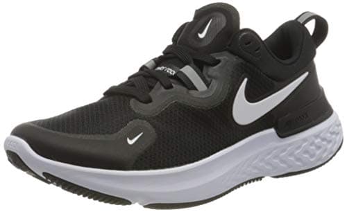 Image of Nike WMNS NIKE REACT MILER, Women’s Running Shoe, Black/White-Dk Grey-Anthracite-Volt, 3.5 UK (36.5 EU)