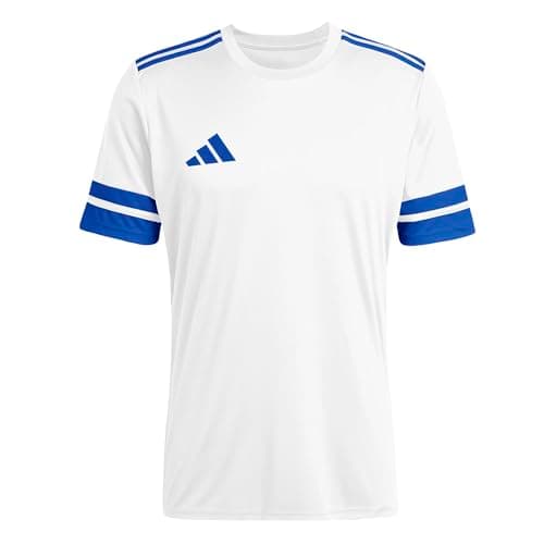 Image of adidas Men's SQUADRA25 Jersey Short Sleeve, White/Royal Blue, M