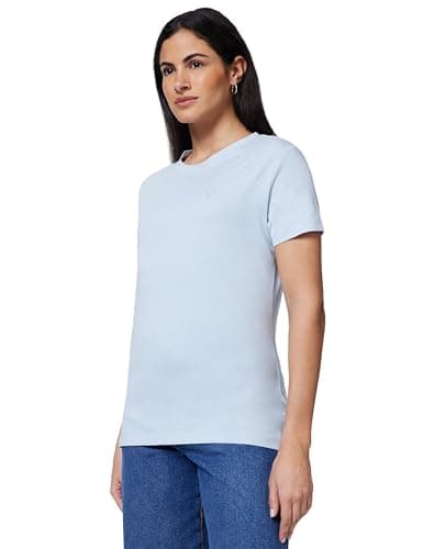 Image of BOSS Women's C_esogo_1 T-Shirt, Light/Pastel Blue, S